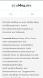 Mobile Screenshot of edublog.me