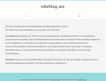 Tablet Screenshot of edublog.me